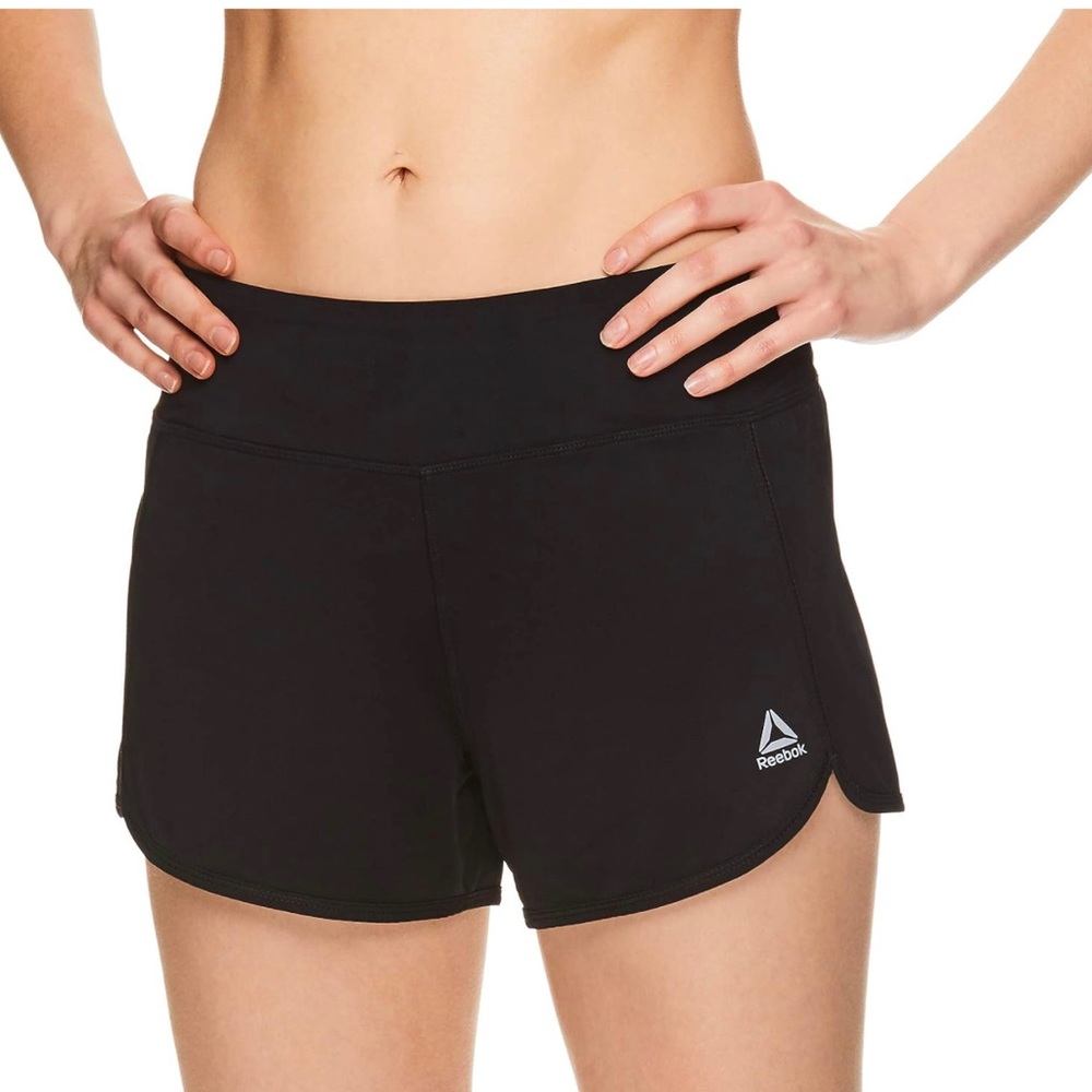 4/$20- Black Reebok Running shorts- Girls 12-14